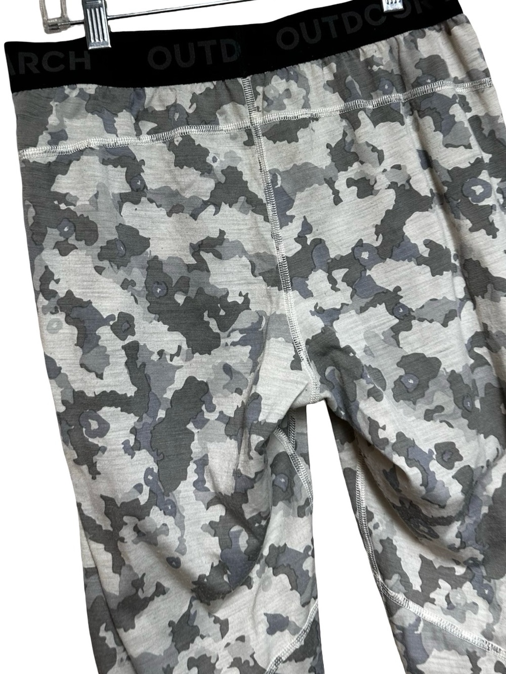Outdoor Research Alpine Onset Merino 150 Baselayer Bottom Leggings in Grey Camo - Picture 5 of 10